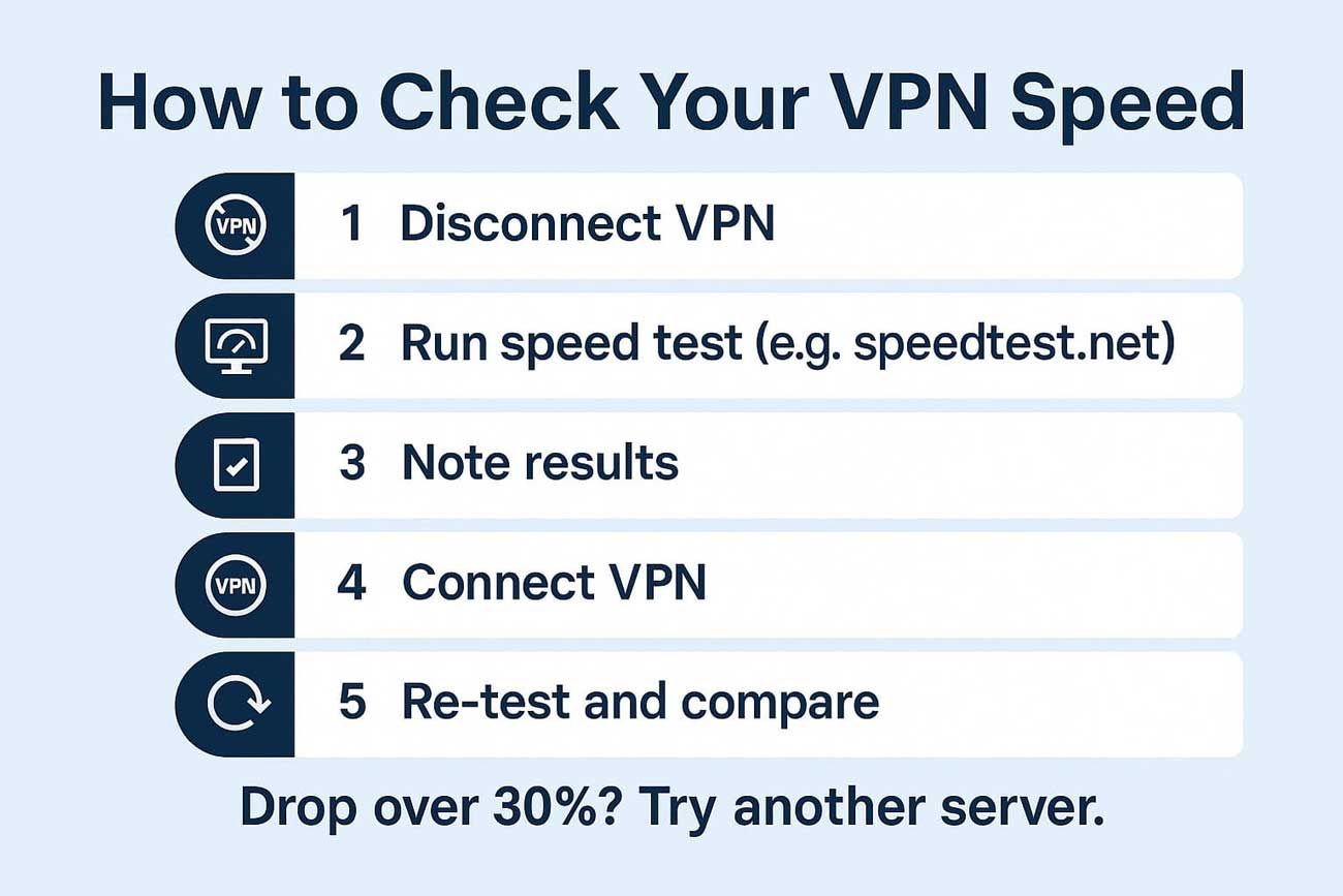 how to check your vpn speed