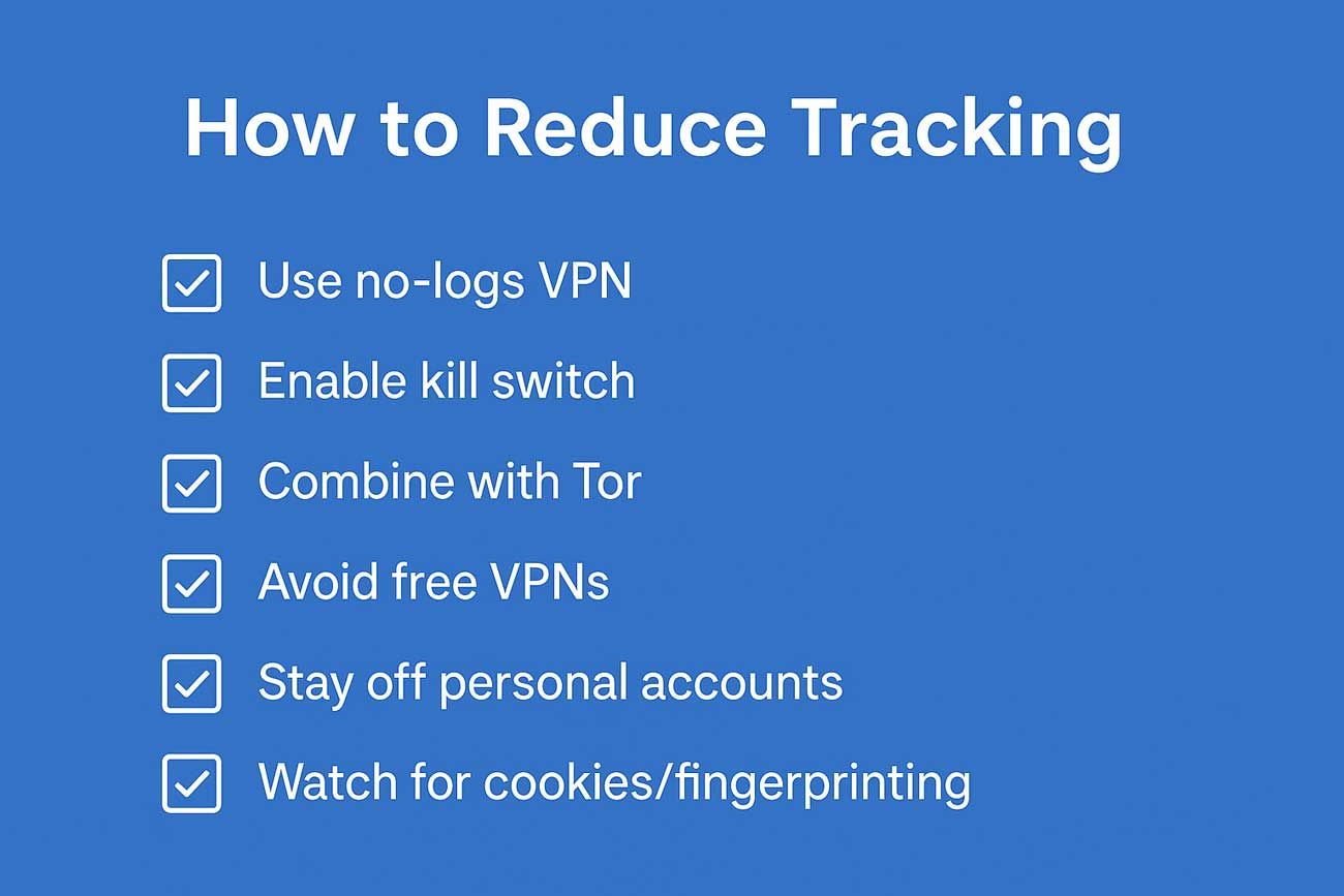 How to reduce tracking