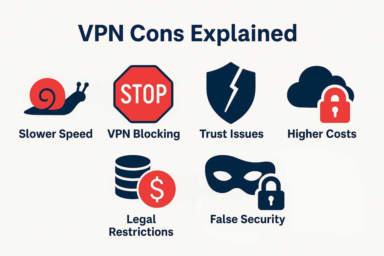 VPN Cons