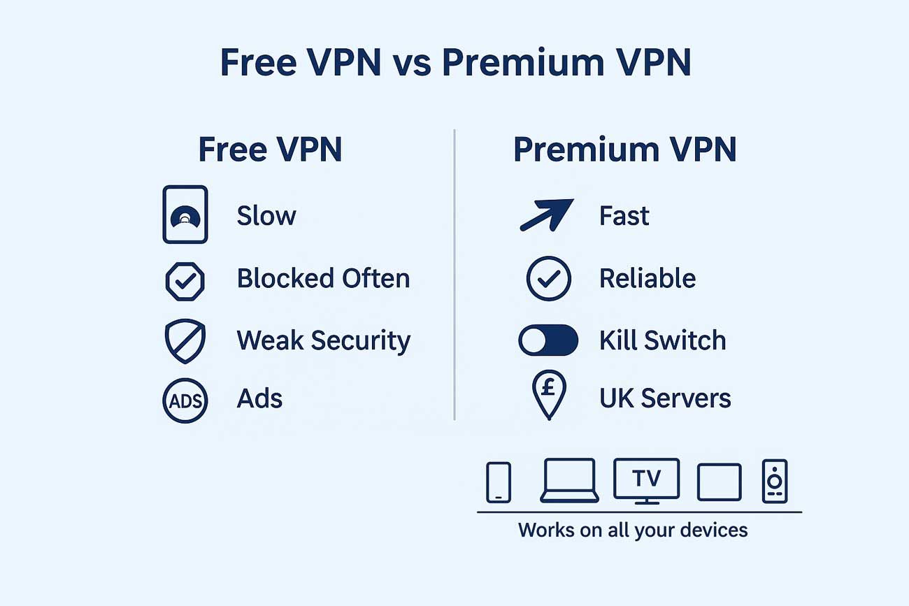 free vpn vs premium vpn