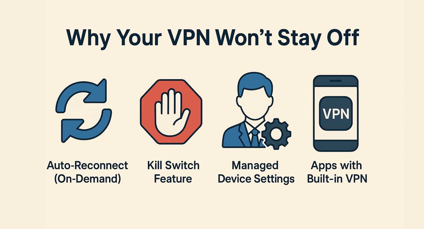 Why your vpn wont stay off